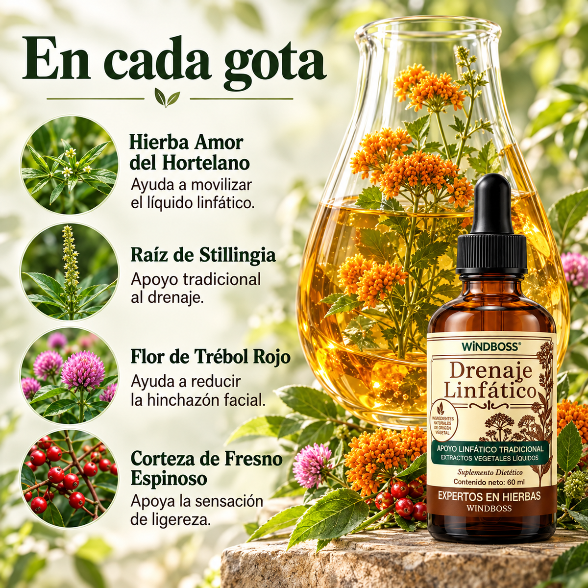 Drenaje Linfático | Gotas Vegetales Para Sentirte Más Ligera