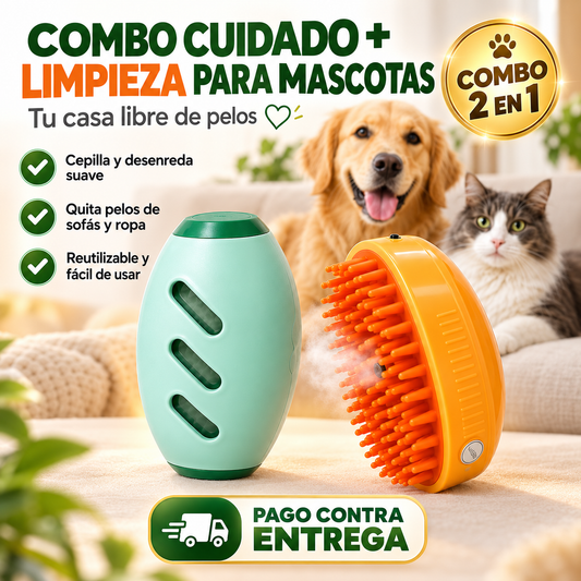 Combo Cuidado para Mascotas | Tu Casa Libre de Pelos