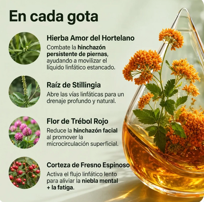 Drenaje Linfático | Gotas Vegetales Para Sentirte Más Ligera